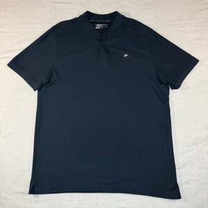 Nike Golf Modern Fit Men’s Dri-FIT Henley Shirt in Navy Blue